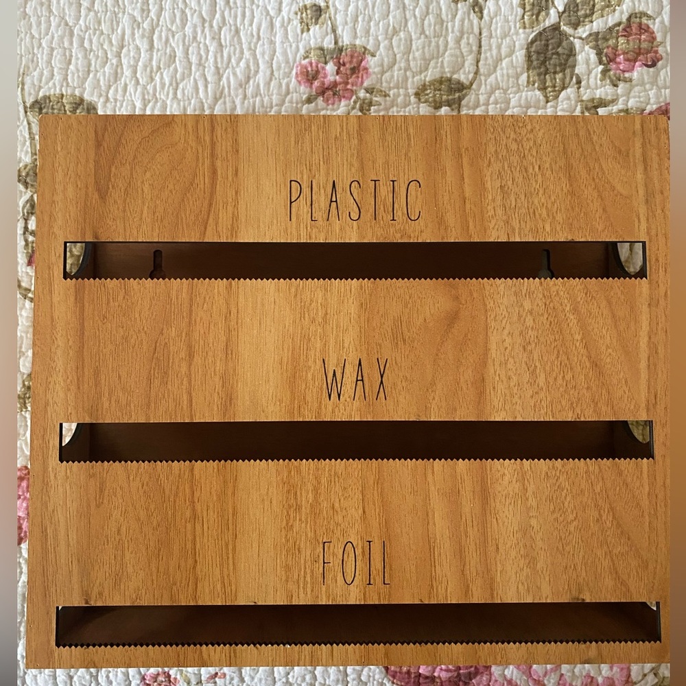 Plastic Wrap, Foil & Wax Paper Organizer